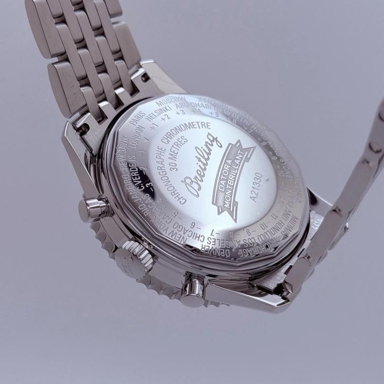 Breitling Montbrillant Datora A21330 43mm Bronze Dial Stainless Steel - 10