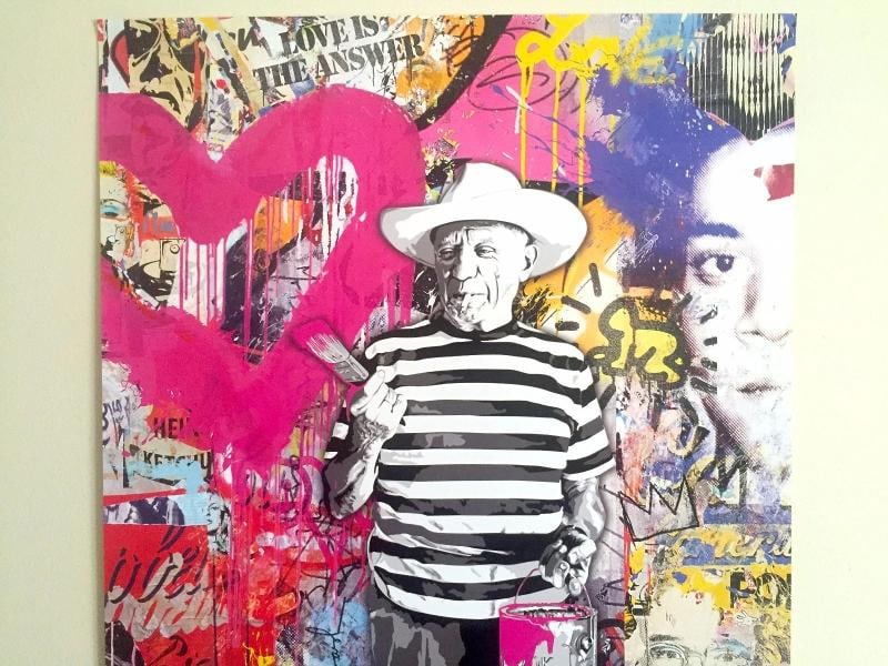 MR. BRAINWASH RARE AUTHENTIC LITHOGRAPH PRINT POP ART POSTER~(23" W X 35" H) - 2