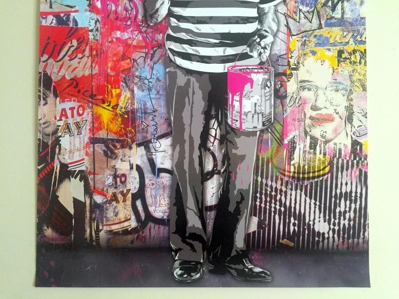 MR. BRAINWASH RARE AUTHENTIC LITHOGRAPH PRINT POP ART POSTER~(23" W X 35" H) - 4