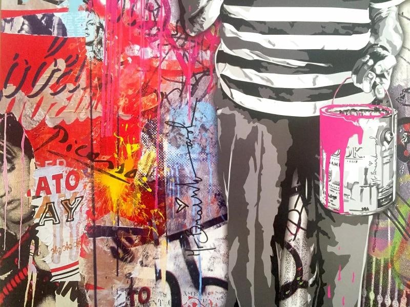 MR. BRAINWASH RARE AUTHENTIC LITHOGRAPH PRINT POP ART POSTER~(23" W X 35" H) - 8