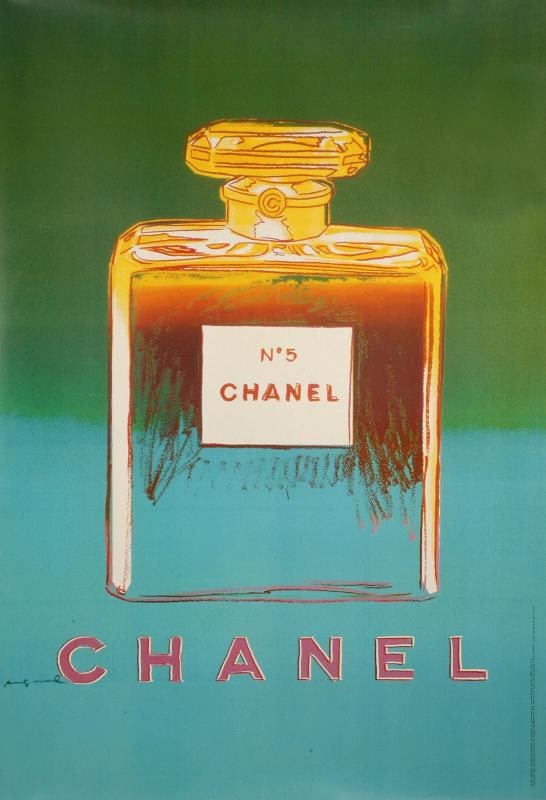 Original Poster, Andy Warhol, Chanel NÃ‚Â°5 Perfume, High Couture, Pop Art, 199: Condition: Used,Artist: Andy Warhol,Signed By: Andy Warhol,Size: Large (up to 60in.),Signed: Yes,Title: Chanel NÃ‚Â°5,Certificate of Authenticity (COA): Yes,Original/Licensed