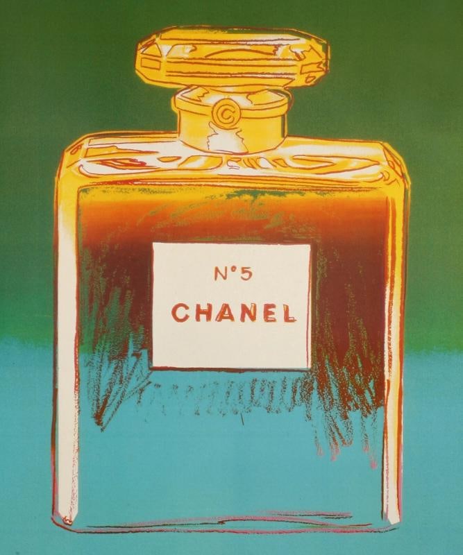 Original Poster, Andy Warhol, Chanel NÃ‚Â°5 Perfume, High Couture, Pop Art, 199 - 2