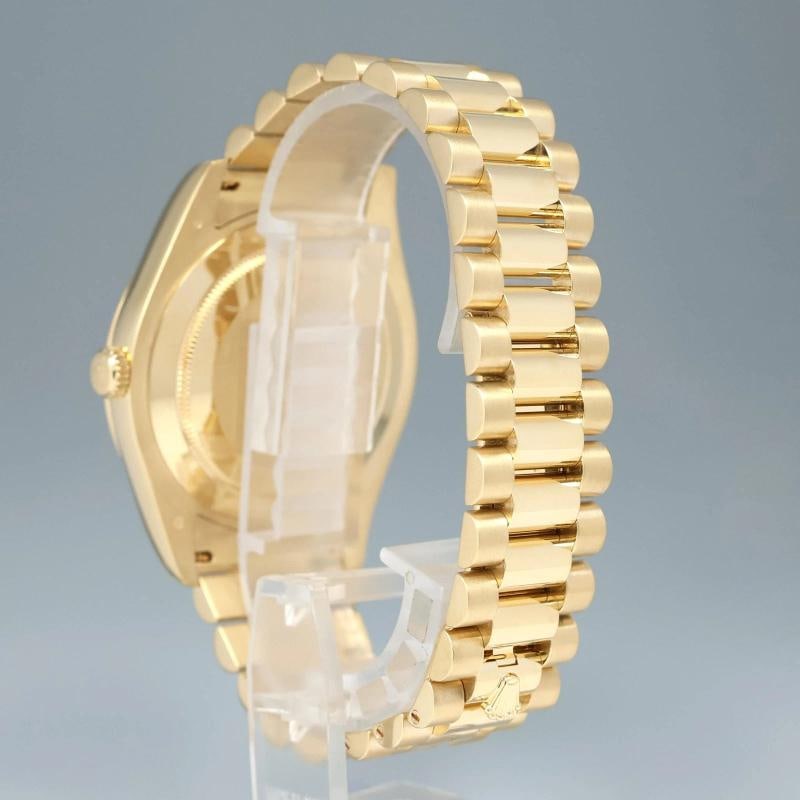 MINT PAPERS Rolex Day Date II President Yellow Gold Diamond 41mm 218238 Watch - 4