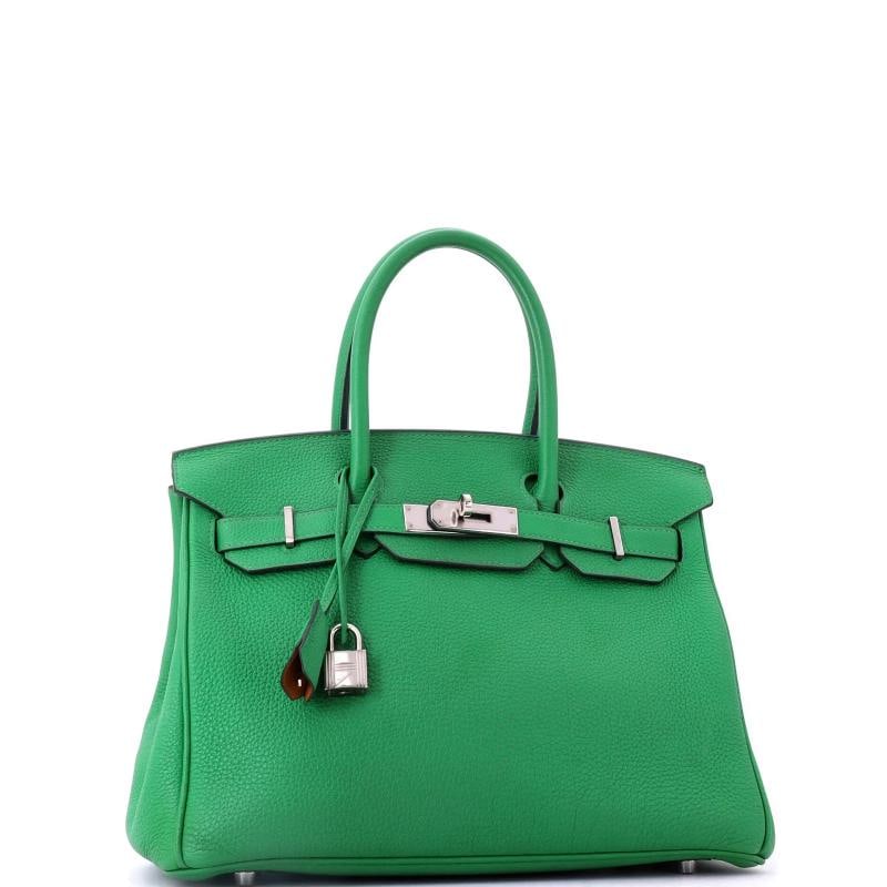 Hermes Birkin Handbag Verso Togo with Palladium Hardware 30 - 2