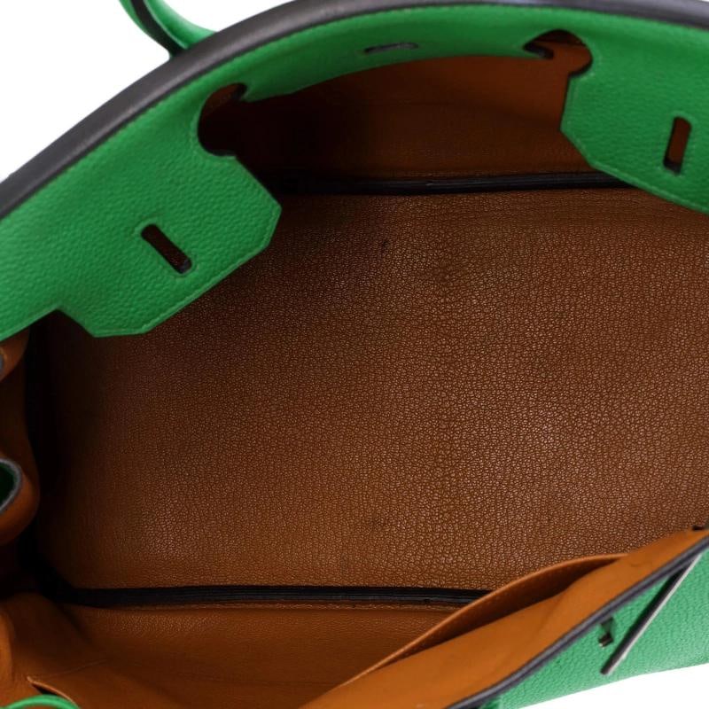 Hermes Birkin Handbag Verso Togo with Palladium Hardware 30 - 6