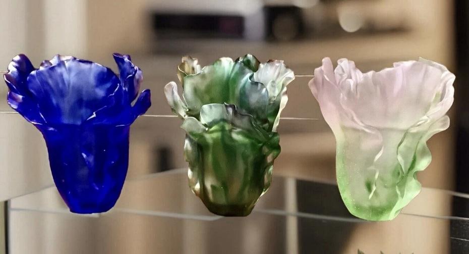 Set Of 3 Gingo Vase Nancy Daum Style Vases H6Ã¢â‚¬Â Made From C - 4