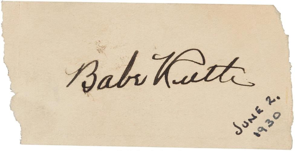 Yankees Babe Ruth Authentic Signed 1.5x3 Cut Signature Autographed BAS & PSA: Product: Not Available,Player: Babe Ruth,Original/Reprint: Original,Autograph Authentication: Beckett,Team: New York Yankees,PRODUCT_COA: Beckett,PRODUCT_SIGNED_BY_NAME: Babe