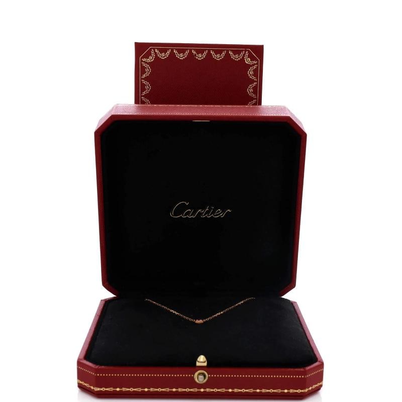 Cartier Cartier D'Amour Pendant Necklace 18K Rose Gold with Pink Sapphire Small - 2
