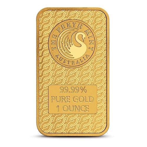 1 oz Perth Mint Lunar Year of the Snake Gold Bar (New) - 4
