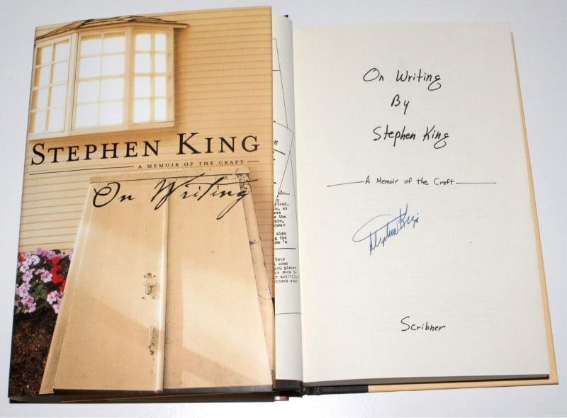 STEPHEN KING SIGNED 'ON WRITING' 1ST/1ST FIRST EDITION PRINTING HC BOOK MEMOIR - 2