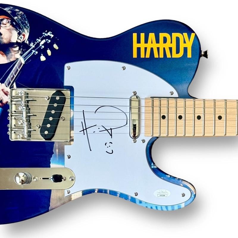Hardy Signed Guitar Custom 1/1 Graphics JSA COA Michael Hardy One Beer - 2