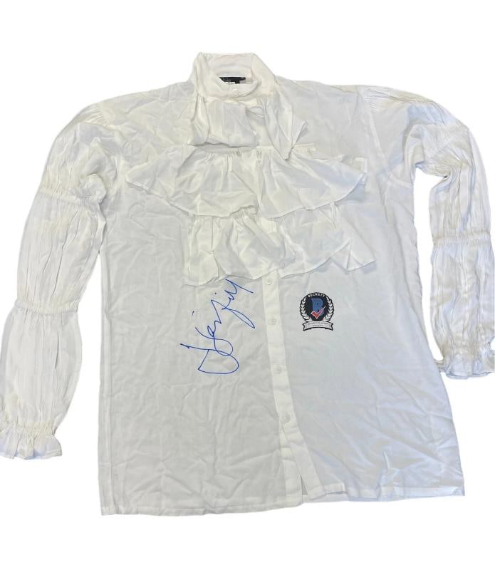 Jerry Seinfeld Signed Autograph Puffy Shirt BAS Beckett Seinfeld: Personalize: No,Industry: Television,Signed by: Jerry Seinfeld,Signed: Yes,Autograph Authentication: Beckett,Object Type: Puffy Shirt,Original/Reproduction: Original,Show: Seinfeld,Country of Origin: