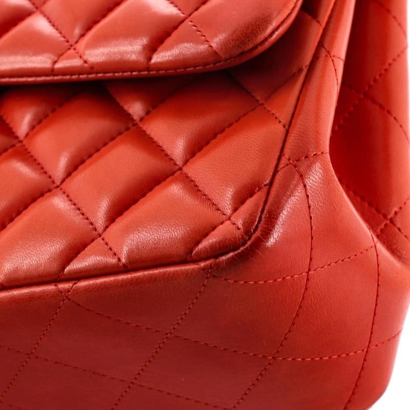 Chanel Classic Double Flap Bag Quilted Lambskin Jumbo - 7