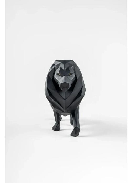 LladrÃƒÂ² Lion Sculpture Matte Black Limited Ref. 01009746 - Official - 4