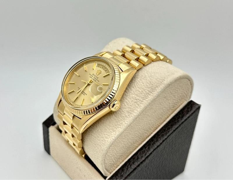 Rolex President Day Date 1803 36mm Champagne Dial 18K Yellow Gold - 4