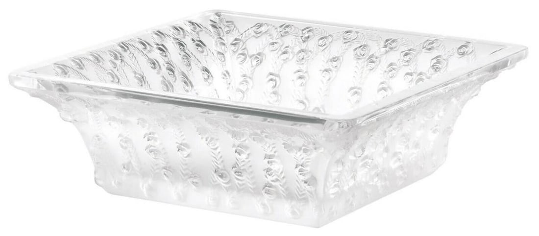 NEW LALIQUE CRYSTAL ROSES BOWL SQUARE #1101700 BRAND NIB RARE LARGE: Condition: New: A brand-new, unused, unopened, undamaged item in its original packaging (where packaging is applicable). Packaging should be the same as what is found in a retail store, unless the