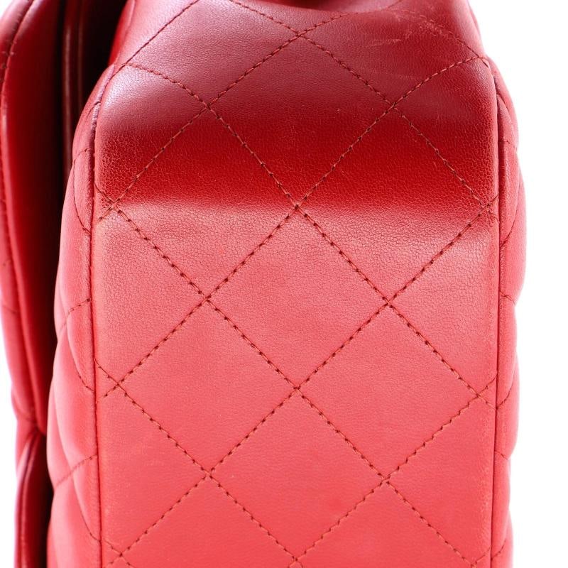 Chanel Classic Double Flap Bag Quilted Lambskin Jumbo - 6