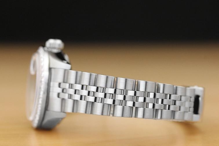 ROLEX LADIES DATEJUST QUICKSET 18K WHITE GOLD DIAMOND STEEL SILVER DIAL WATCH - 5