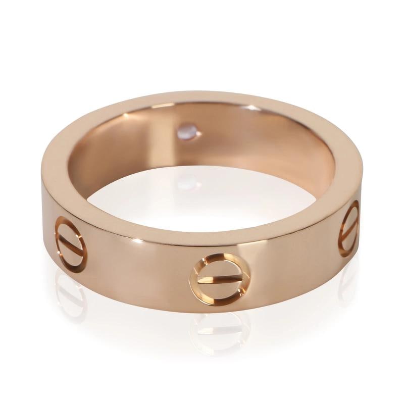 Cartier Rose Gold Sapphire Love Ring - 3