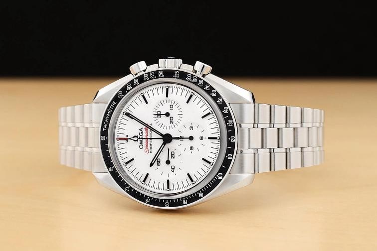 2025 CARD OMEGA SPEEDMASTER MOONWATCH WHITE DIAL 310.30.42.50.04.001 B&P WATCH - 3