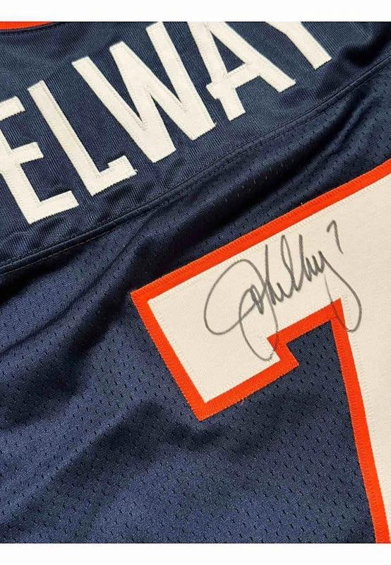 John Elway Signed 1997 Denver Broncos Nike Pro Cut Game Jersey JSA COA - 3