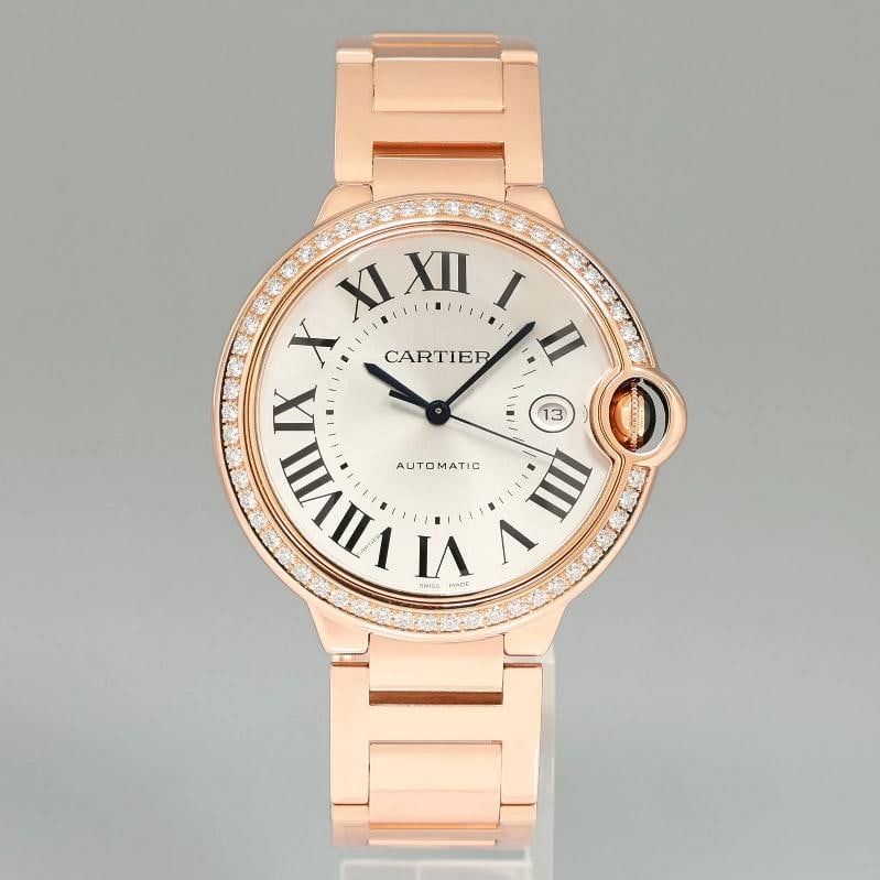 MINT DIAMOND Cartier 3941 Ballon Bleu Rose Gold 42mm Watch Box - 2