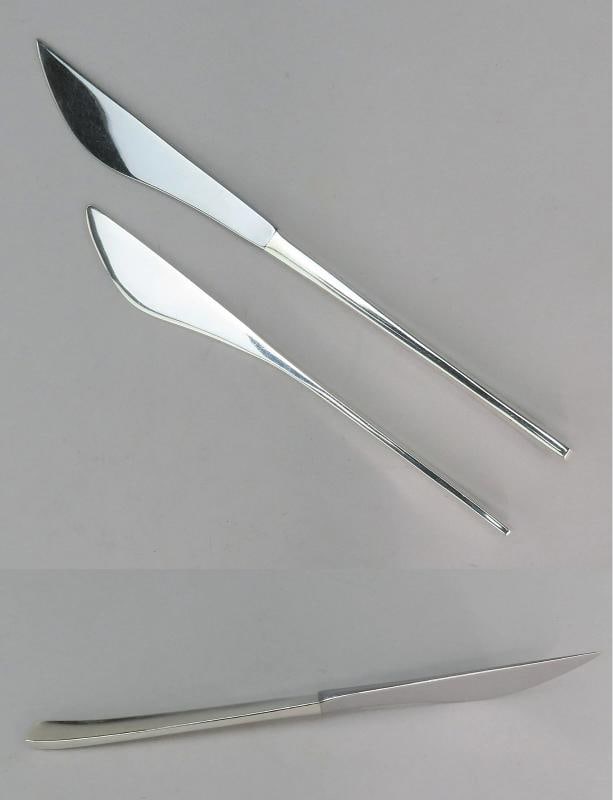 63pc International Sterling Silver Vision Flatware Set R. H. Pearson Mid Century - 6