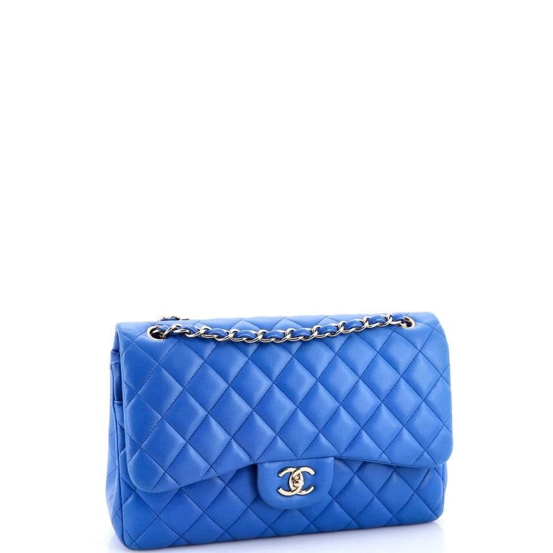Chanel Classic Double Flap Bag Quilted Lambskin Jumbo - 2