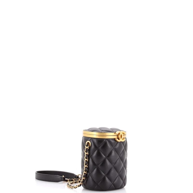 Chanel Crown Box Vanity Bag Quilted Lambskin Mini - 2