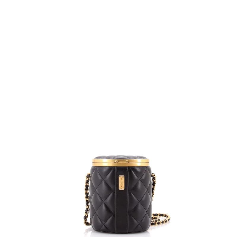 Chanel Crown Box Vanity Bag Quilted Lambskin Mini - 3