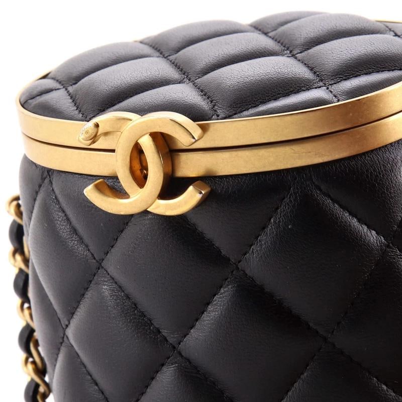 Chanel Crown Box Vanity Bag Quilted Lambskin Mini - 7