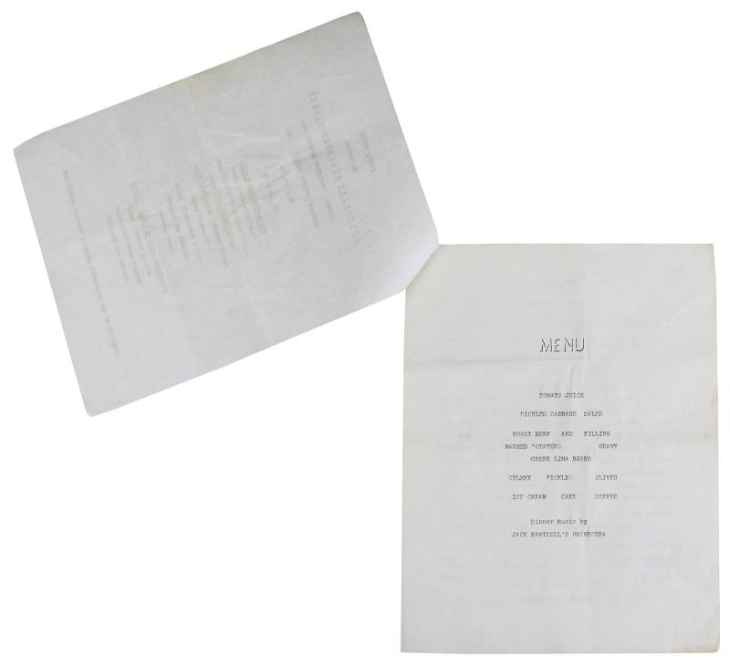 Jim Thorpe Signed 8.5x11 1950 Community Athletic Dinner Program JSA & PSA LOAs - 3