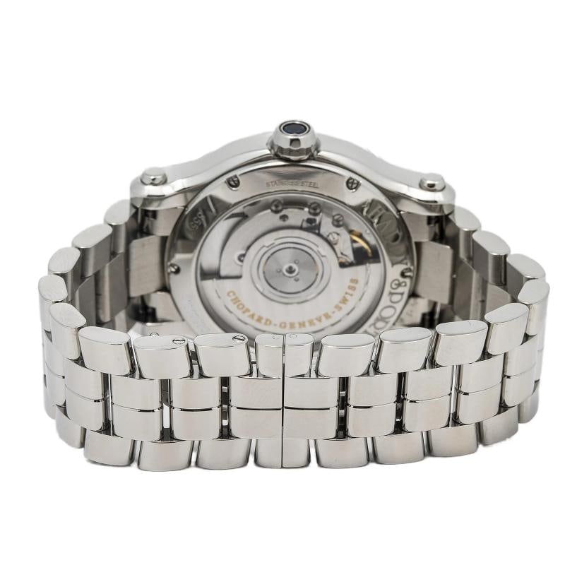 Chopard Happy Sport 8559 SS 7 Floating Diamonds Salmon Dial Auto Ladies 36mm - 5
