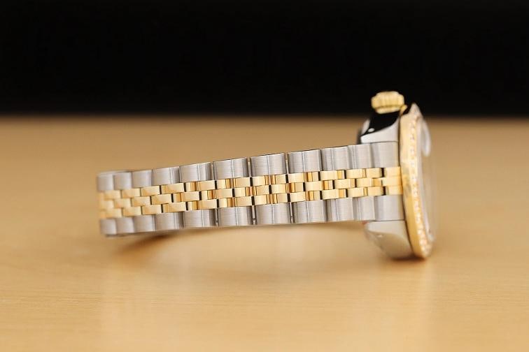 LADIES ROLEX DATEJUST 1.13 CT DIAMOND TWO-TONE 18K GOLD SS QUICKSET WATCH - 8