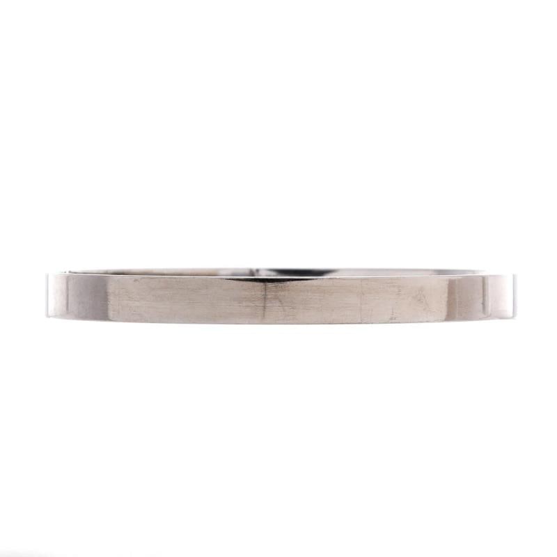 Hermes Kelly Bracelet 18K White Gold with 4 Diamonds Small - 3