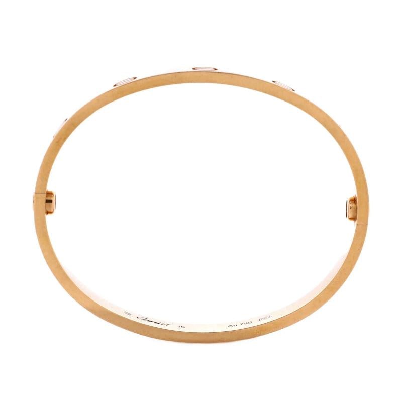 Cartier Love Bracelet 18K Rose Gold - 3