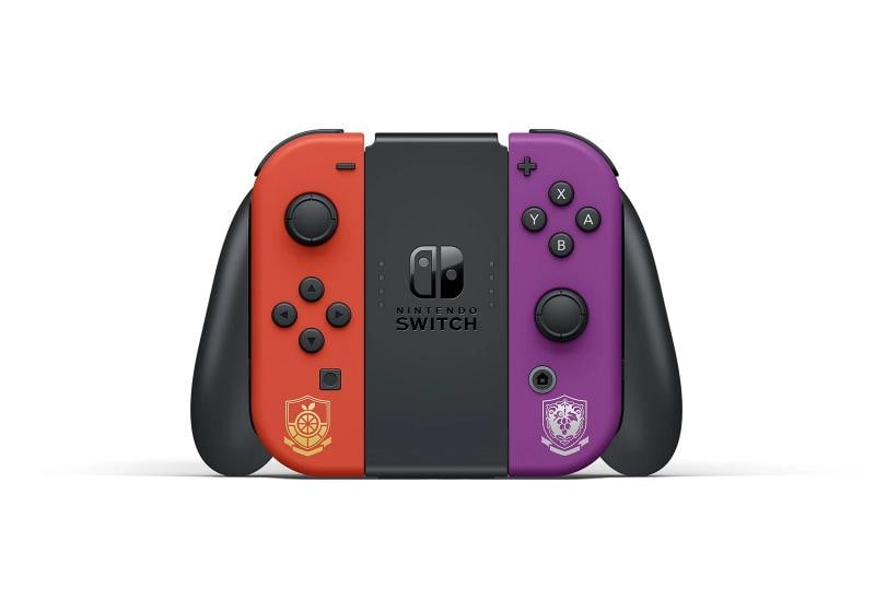 Nintendo Switch OLED Pokemon Scarlet & Violet Edition Bundle + Mario Party - 5