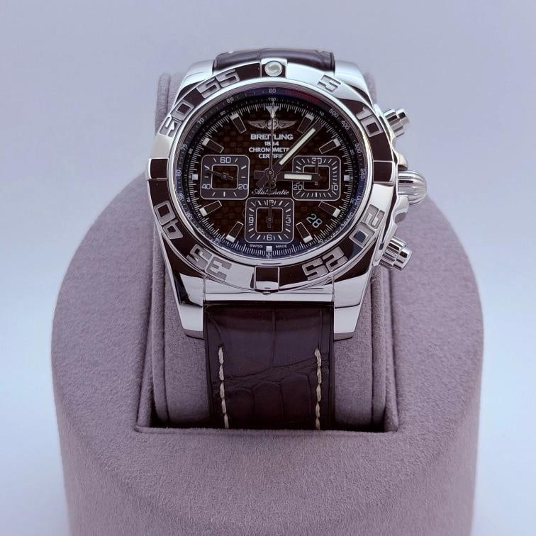 Breitling Chronomat 44 AB011012 44mm Black Carbon Fiber Dial Steel Box Paper - 4