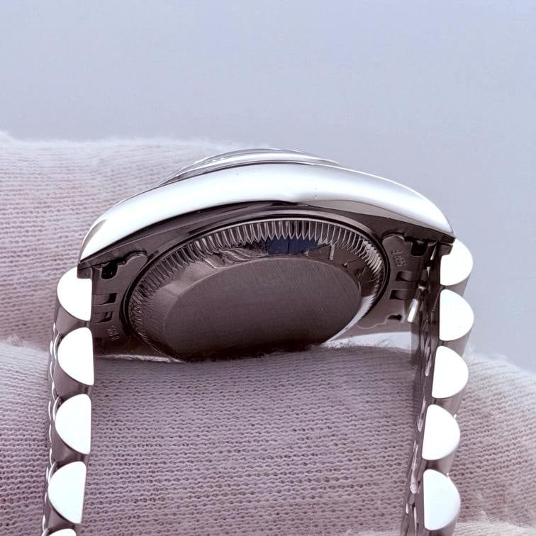 Rolex Ladies Datejust 79160 26mm Blue Dial Jubilee Stainless Steel Box Papers - 11