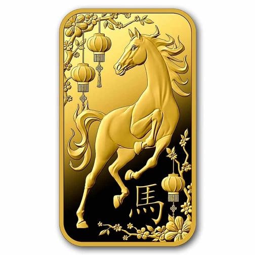 2026 1 oz Gold Bar - Argor-Heraeus Year of the Horse (In Assay) - 3