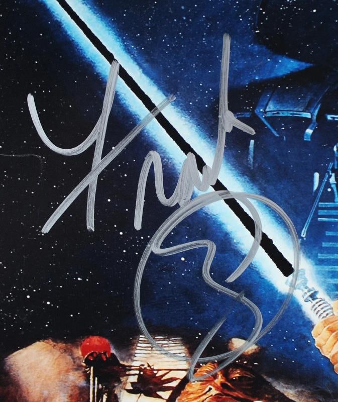Frank Oz & Anthony Daniels Signed 14x20 Star Wars Photo (Beckett COA) - 2