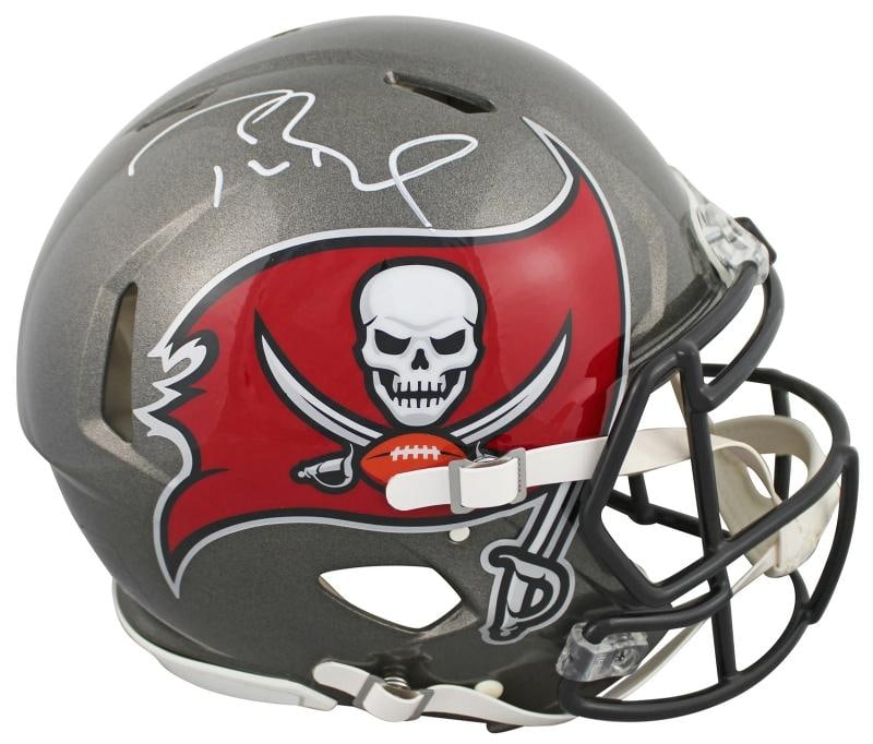 Tom Brady Signed SB LV Champs Full Size Speed Proline Helmet (Fanatics) - 2