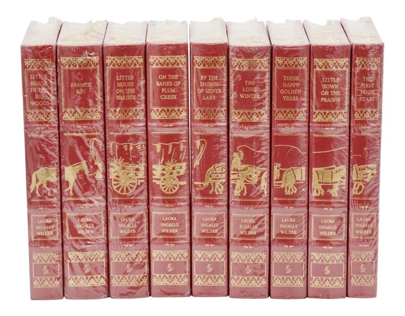 Little House on the Prairie ~ LAURA INGALLS WILDER ~ 9 Volume Set ~ Easton Press - 2