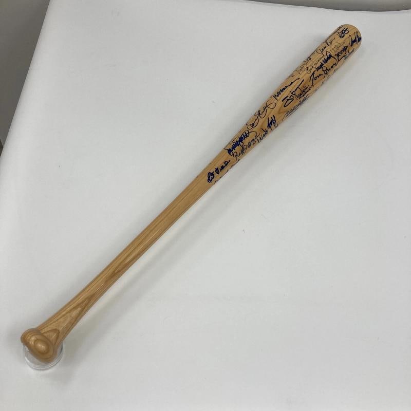 Beautiful Hall Of Fame Multi Signed Baseball Bat 48 Sigs Sandy Koufax Beckett - 3