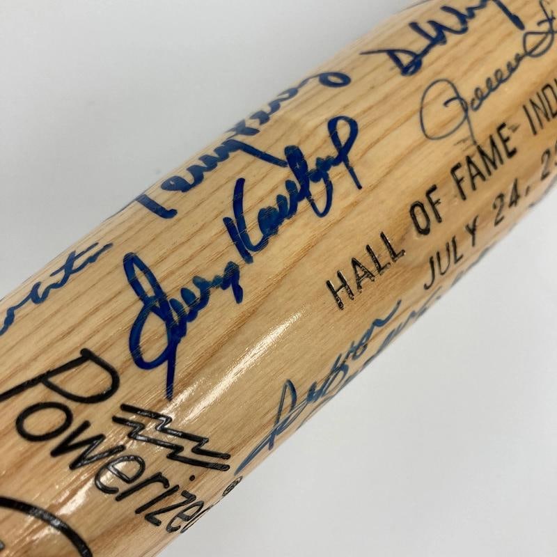 Beautiful Hall Of Fame Multi Signed Baseball Bat 48 Sigs Sandy Koufax Beckett - 5