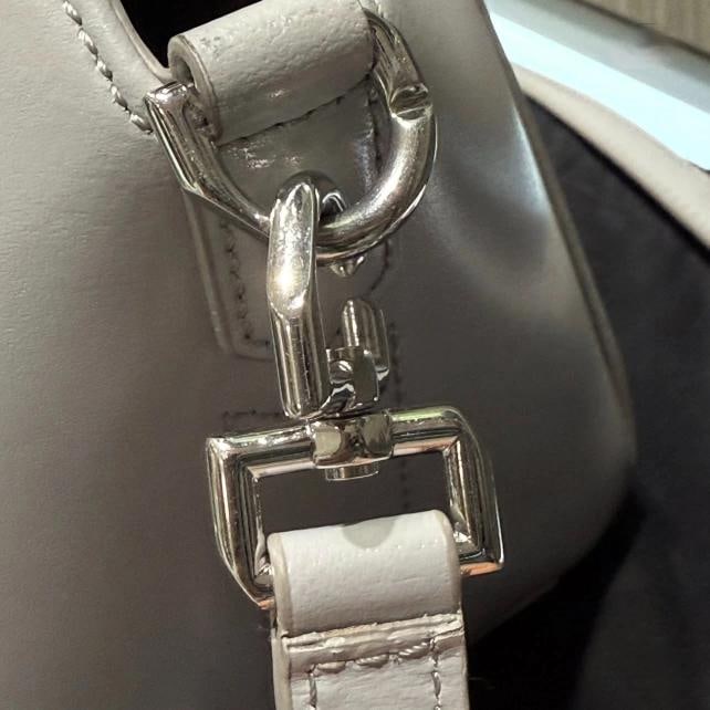 Givenchy Box Calfskin Mini Lock Antigona Shoulder Bag in Medium Grey - 12