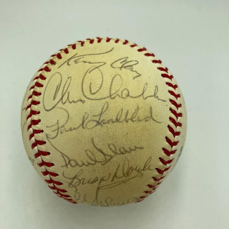 1978 New York Yankees World Series Champs Team Signed Baseball Munson Beckett - 3