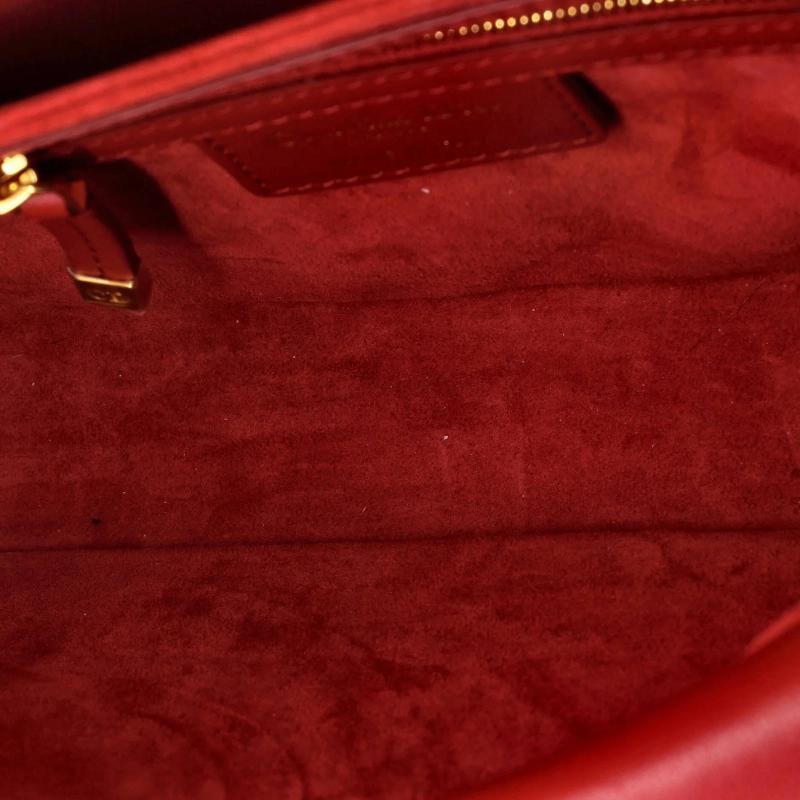 Christian Dior Jolie Top Handle Bag Cannage Quilt Lambskin Small - 5