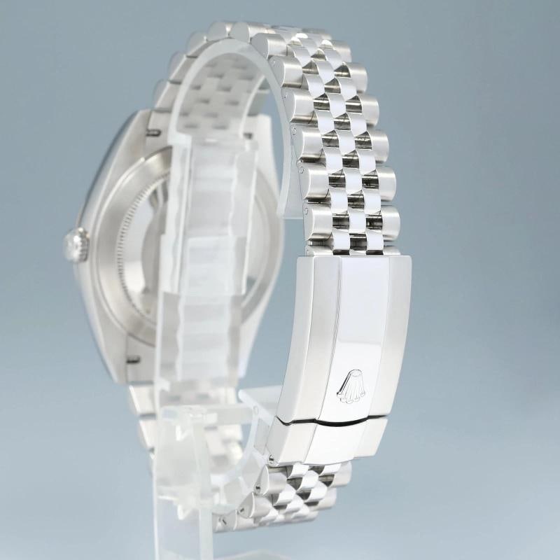 2023 PAPERS Rolex DateJust 41 Wimbledon 126334 steel White Gold Jubilee Watch - 4