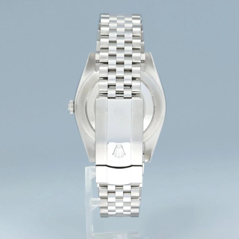 2023 PAPERS Rolex DateJust 41 Wimbledon 126334 steel White Gold Jubilee Watch - 5